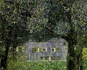 Gustav Klimt : Farmhouse In Upper Austria